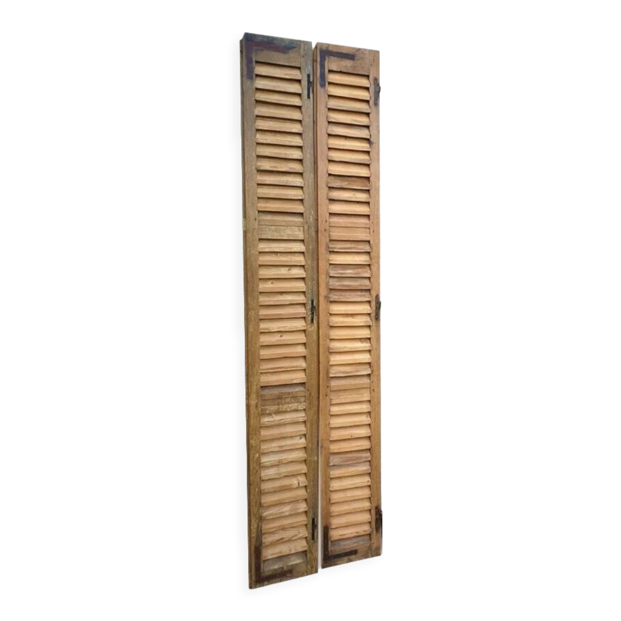 Pair of old shutters