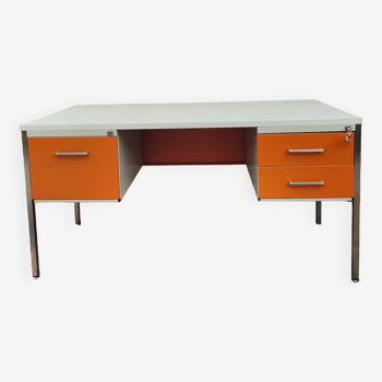 Ensemble bureau et chaise des années 1980