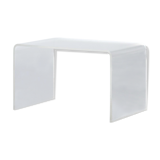 Lucite acrylic side table, 1980