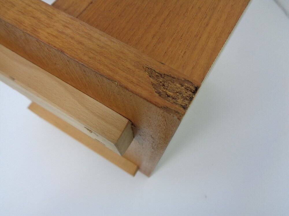Teak Consoles with Drawers, 1960s, Set of 2