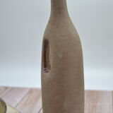 Terracotta vase with crushed glass