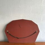 Bevelled octagonal mirror - 81 x 54