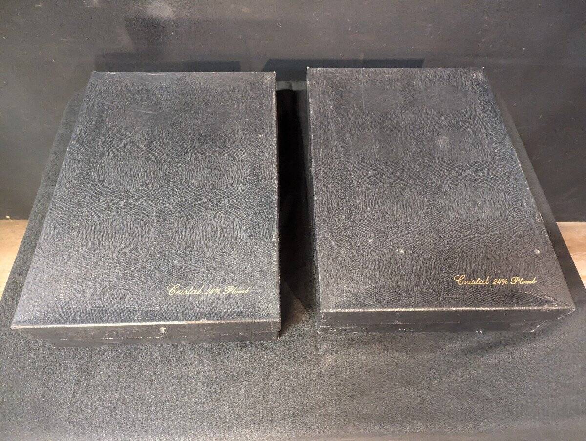 Twelve water glasses from baccarat cristallerie