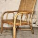 Bamboo and rattan armchair