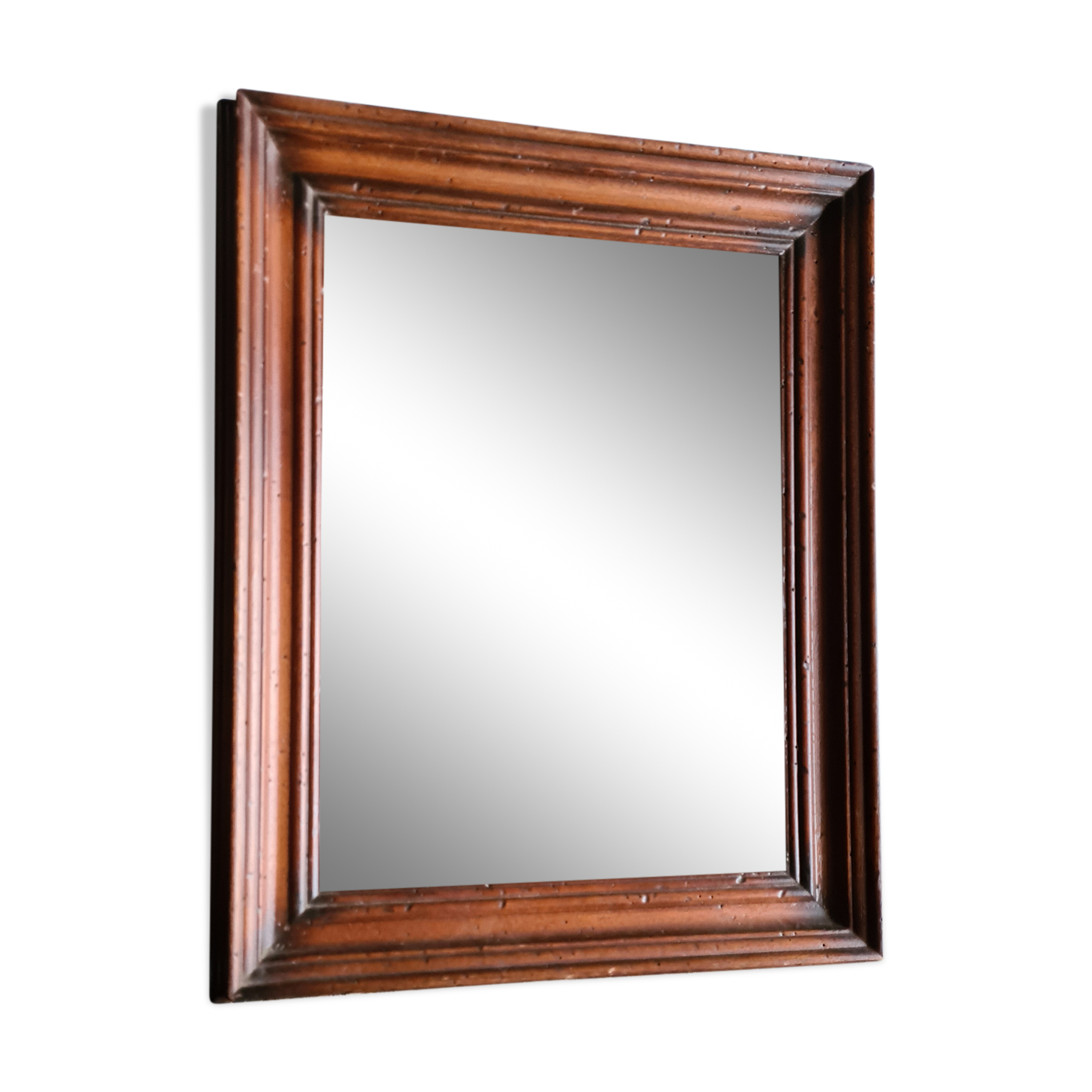 Old wooden frame mirror  39x49cm