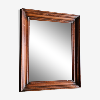 Old wooden frame mirror  39x49cm
