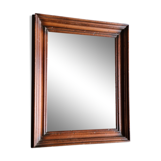 Miroir ancien encadrement en bois 39x49cm