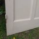 Old solid wood entrance door H225xW86cm right-hand push