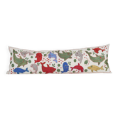 Vintage embroidered cushion cover 46x140 cm