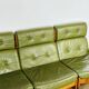 Vintage Scandinavian leather sofa from the 1960s.