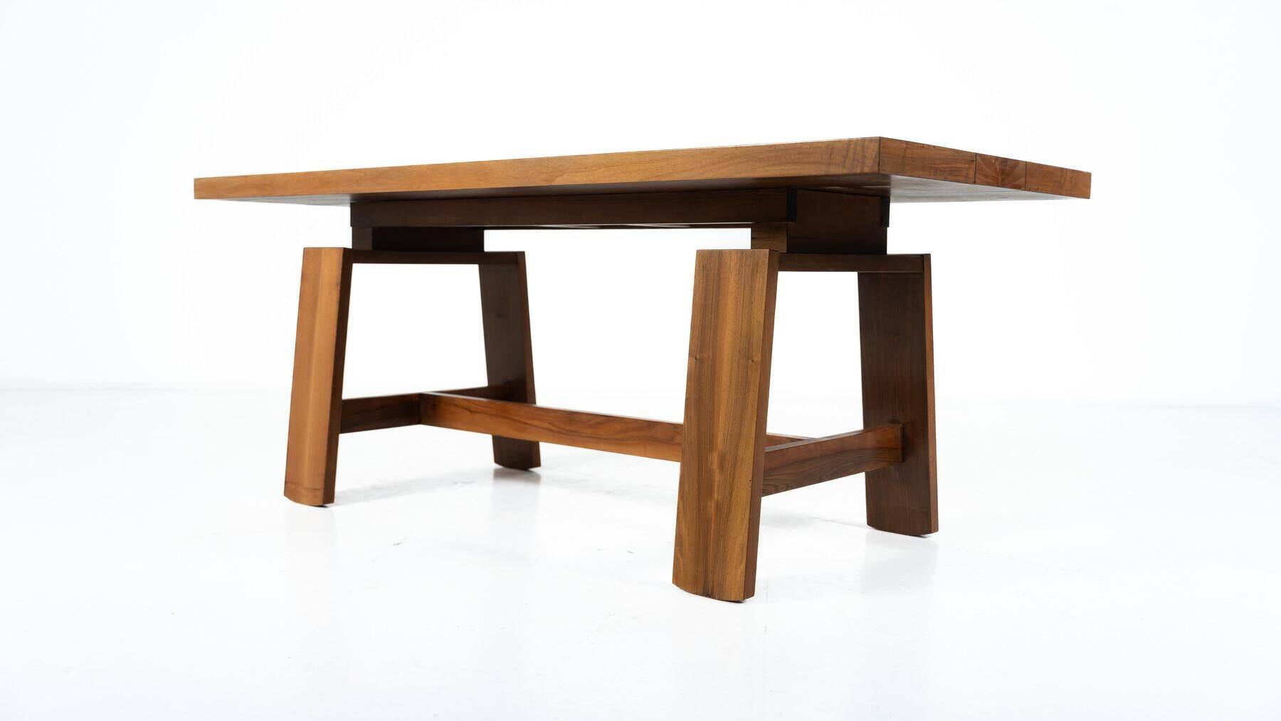 Mid-century modern dining table 611 by Silvio Coppola for Bernini, 1966