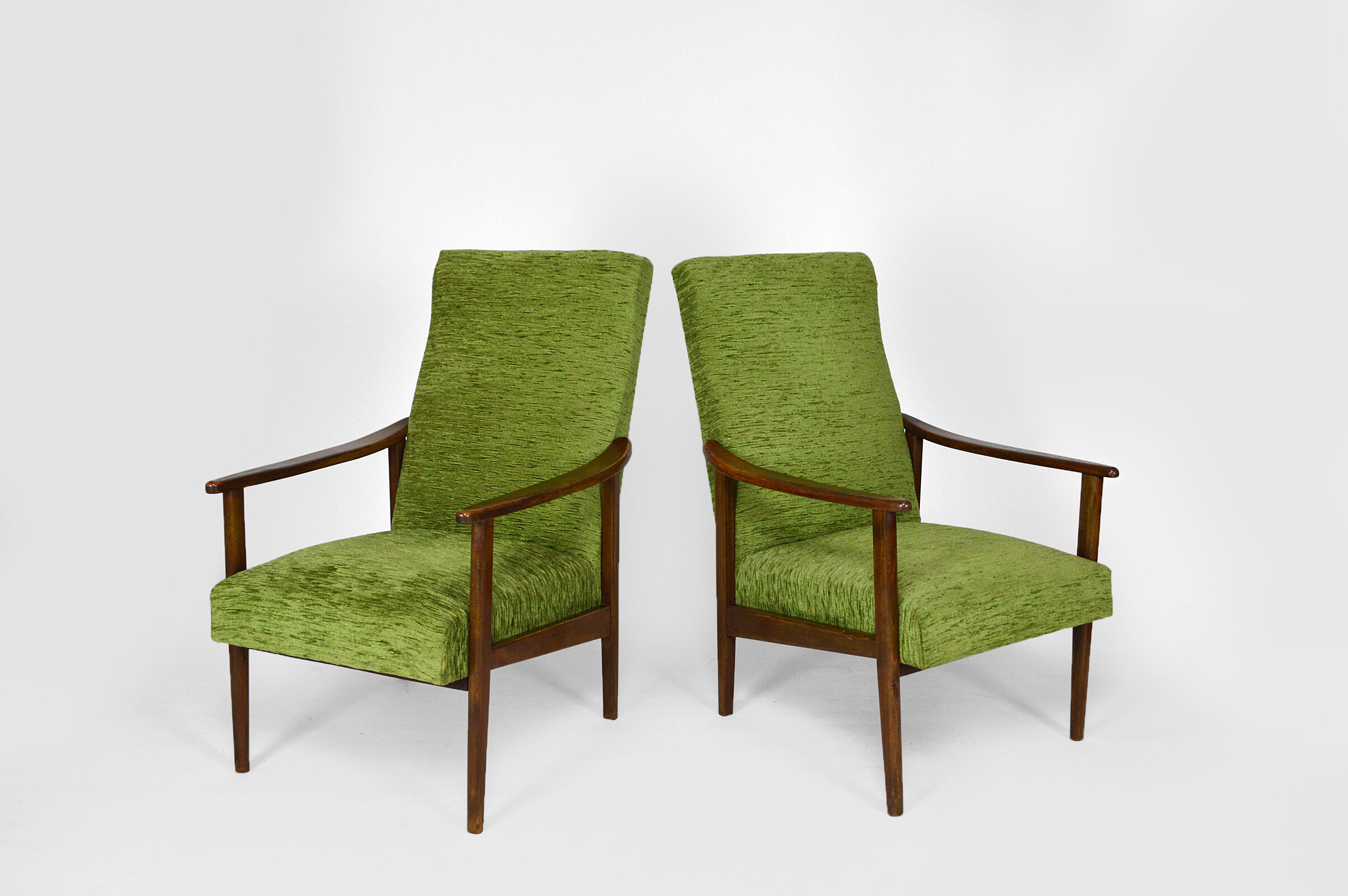 Paire de fauteuils scandinaves, mid-century