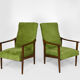 Paire de fauteuils scandinaves, mid-century