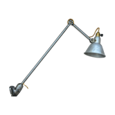 Lampe vintage applique murale d'atelier Mazda grand model