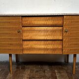 Mid century retro vintage teak sideboard washstand by Beautility 1960