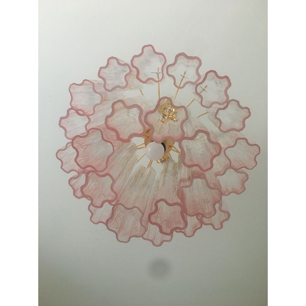 Lustre en verre de Murano