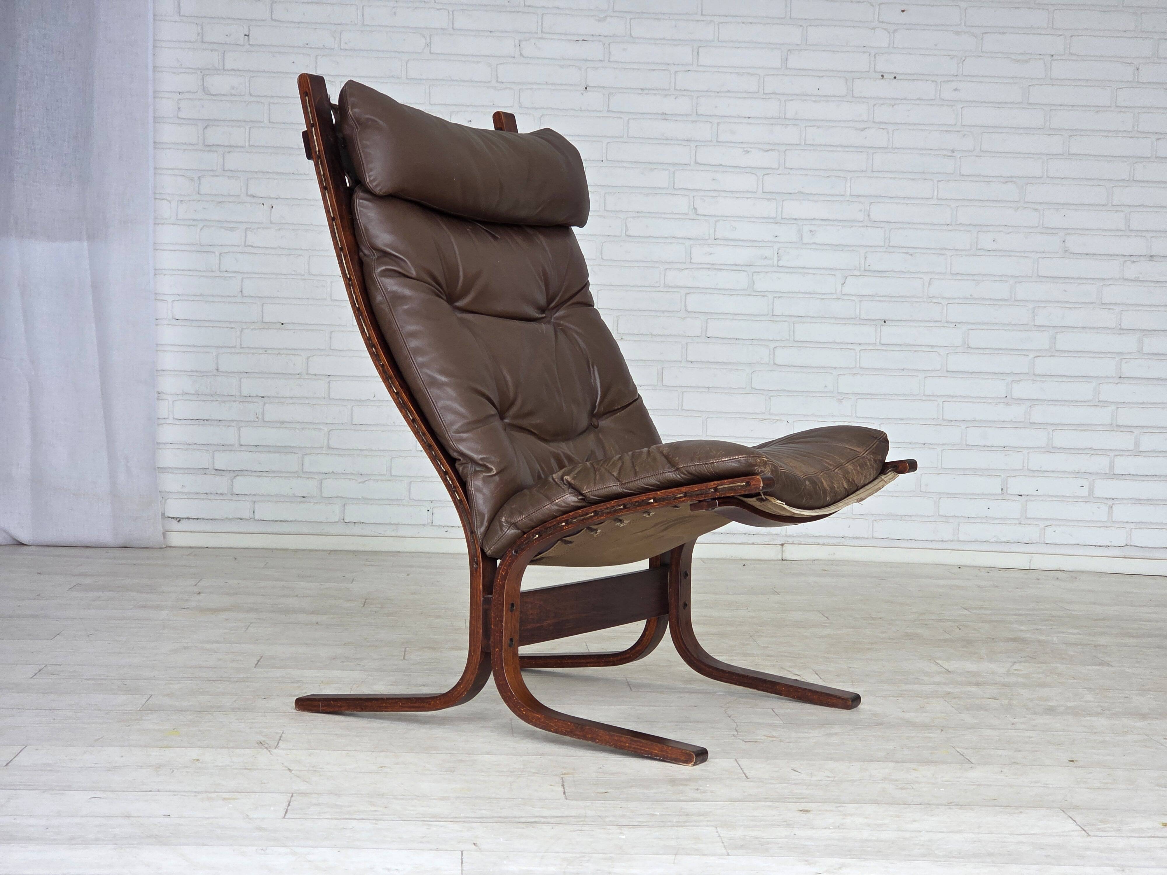 1970s, Norwegian design by Ingmar Relling, lounge chair, model "Siesta".