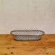 Vintage woven metal basket