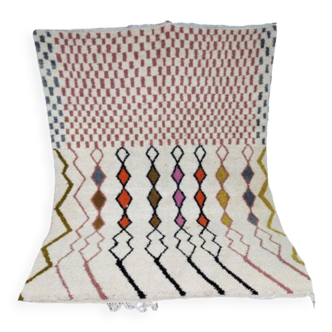 Handmade moroccan berber carpet 298 x 207 cm