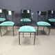 Vintage dining chairs by Belgo chrom, set of 6 - 1970s