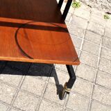 DESIGN BAR table on wheels Serving trolley ceramic metal and wood 1960-1970