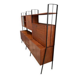 Free standing wall unit teak 1960s