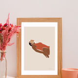 "Bronzette no.1" illustration