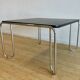 Black, tubular coffee table model B-10 by Marcel Breuer for Thonet