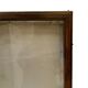 Wall display case with a solid oak door