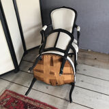 Pair of convertibles striped fabric