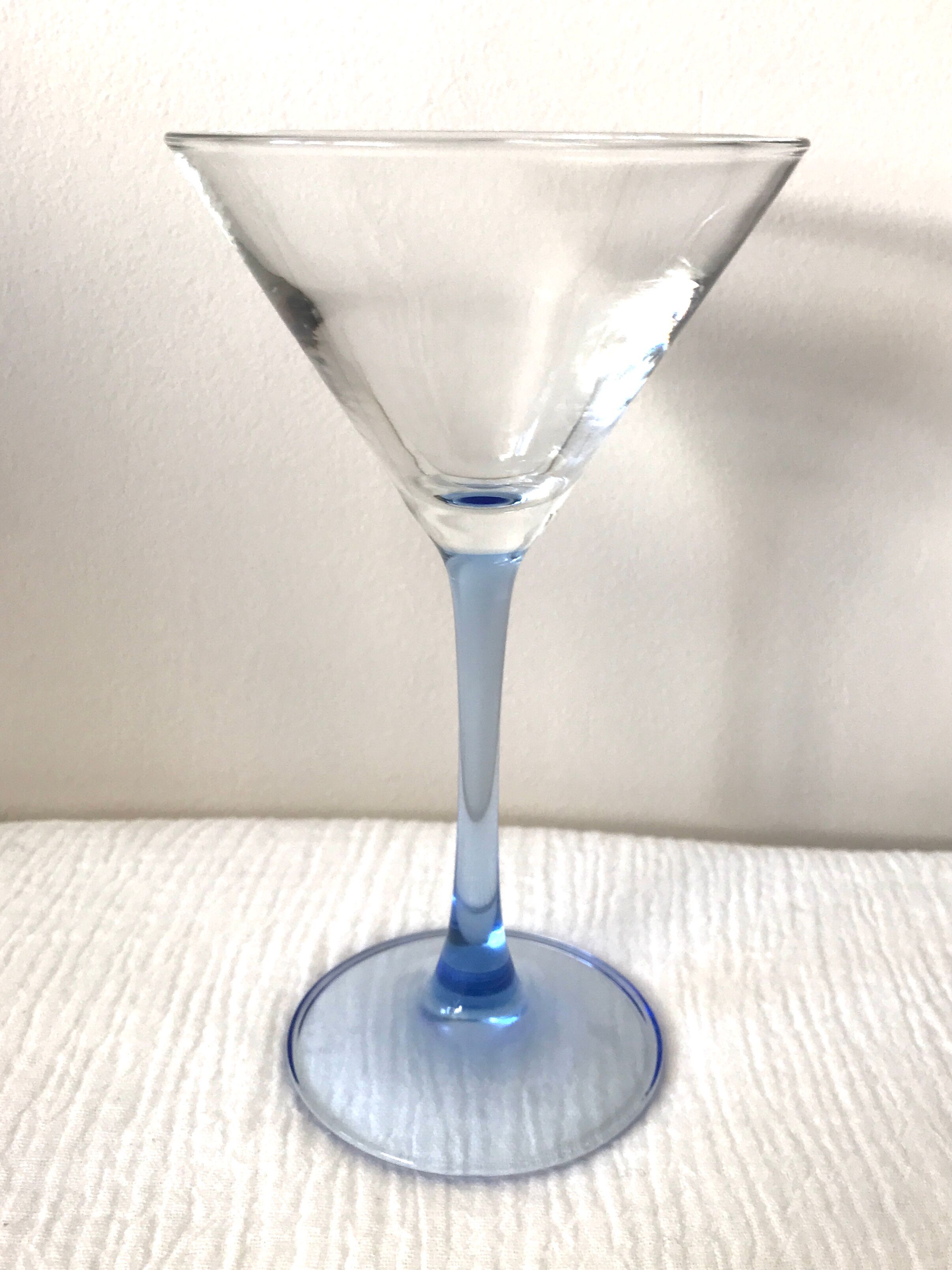 Set of 7 martini glasses