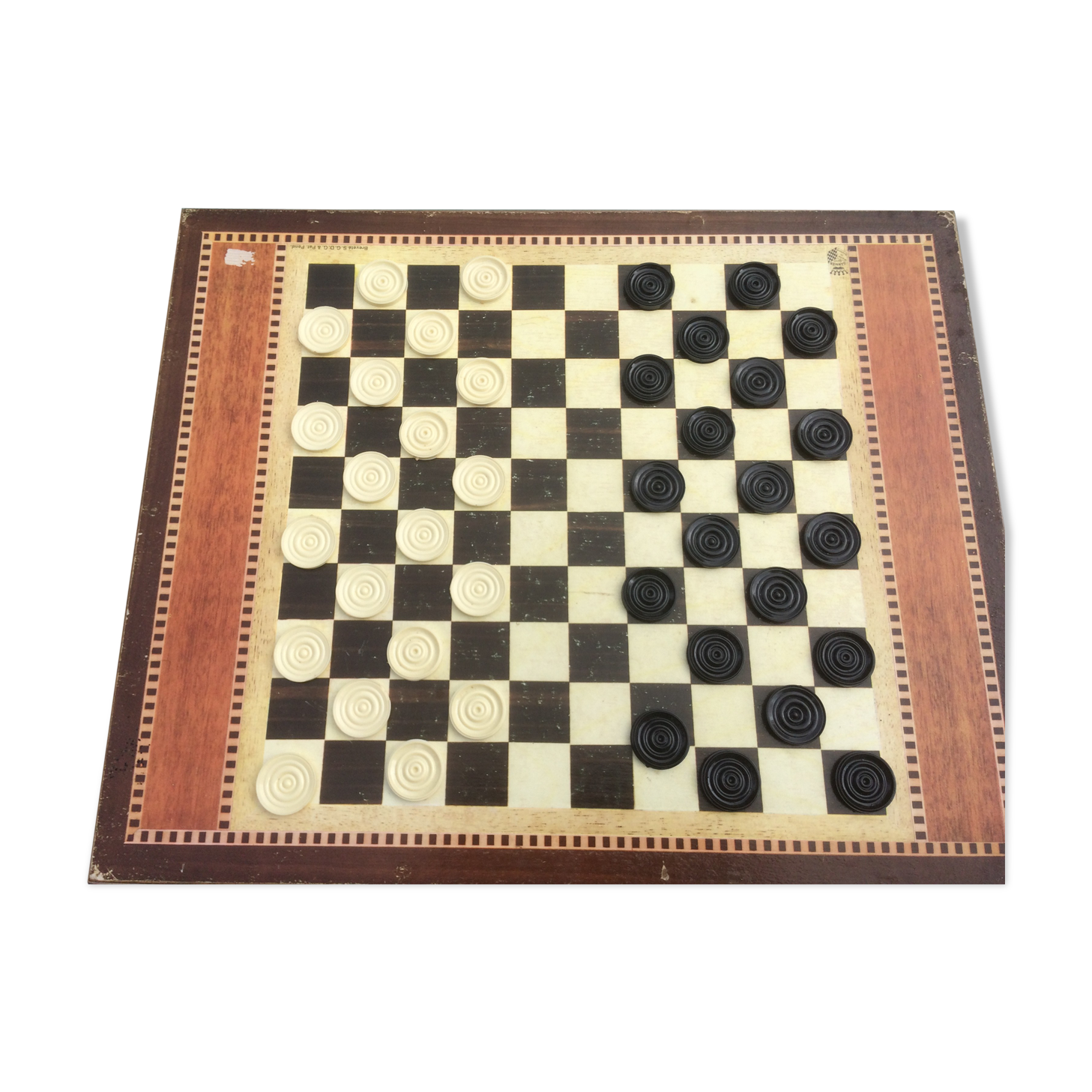 Checkers game and goose game