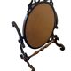 Vintage wooden table mirror / baroque floor mirror