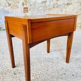 Vintage Scandinavian teak bedside table circa 1960's
