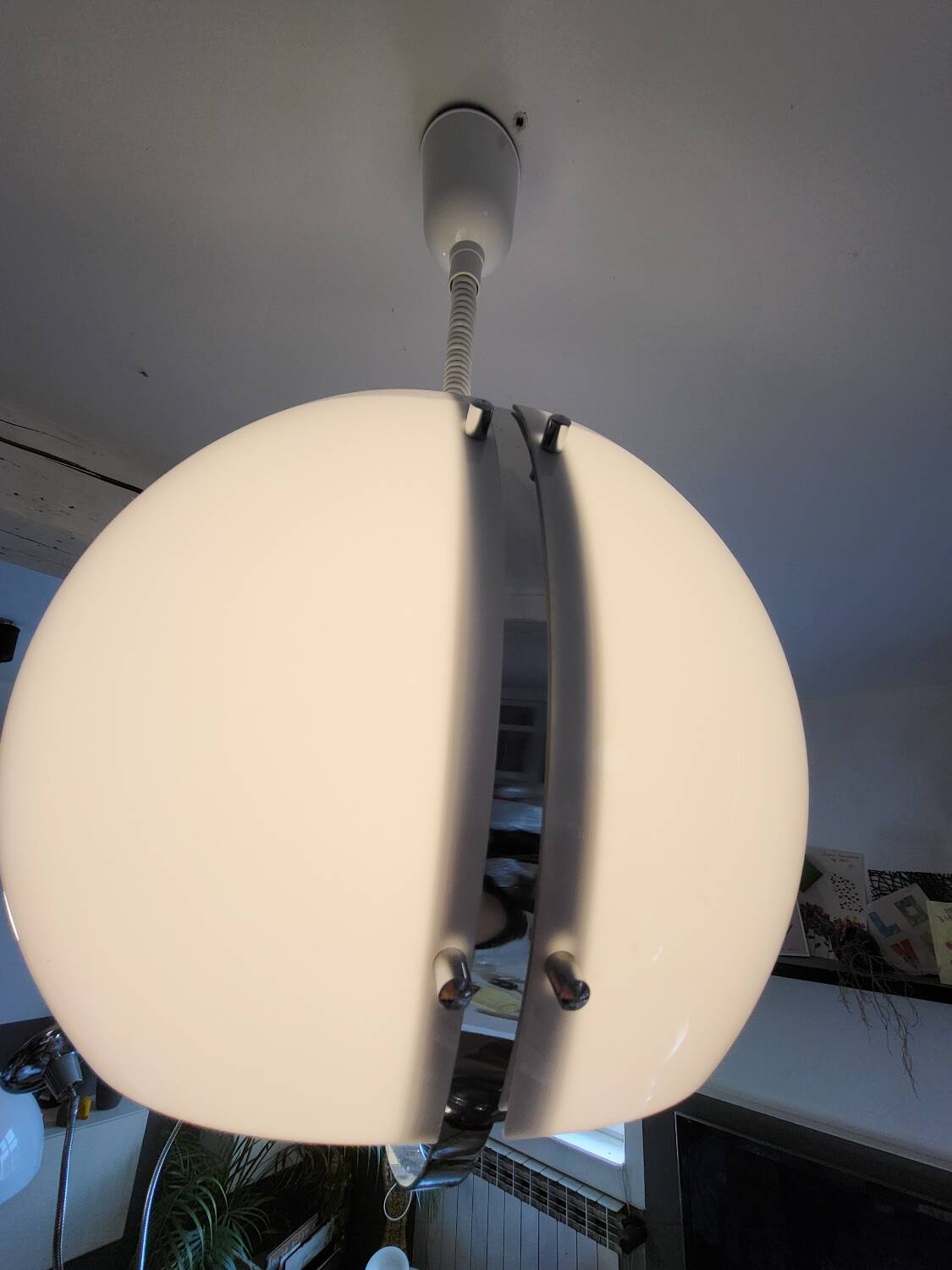 Vintage Harvey Guzzini pendant light