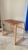 Table basse bois exotique vintage