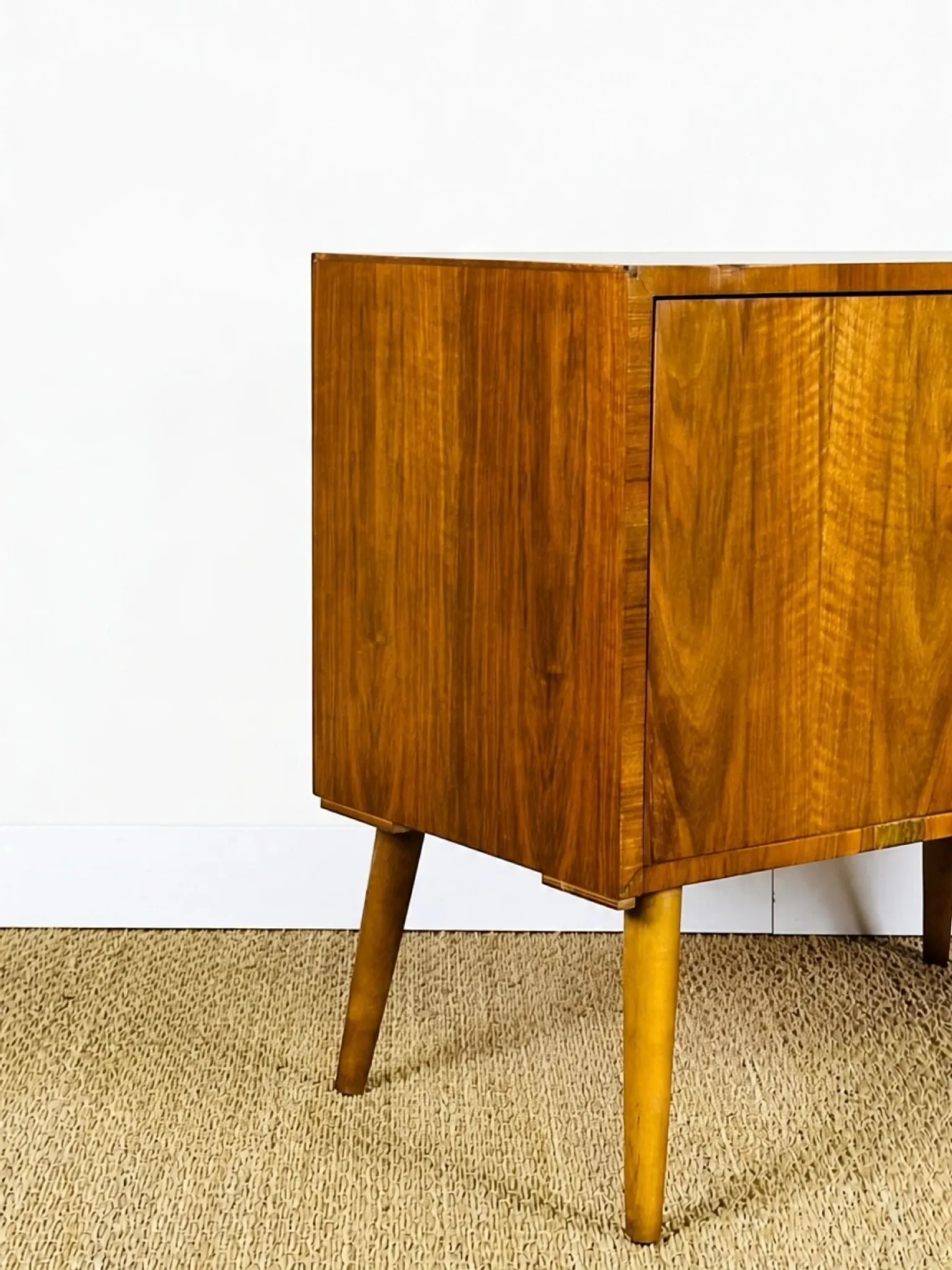 1960s walnut vintage sideboard