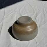 A small speckled grey stoneware bowl D13.5 H8