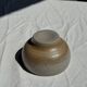 A small speckled grey stoneware bowl D13.5 H8