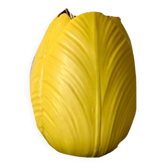 Yellow tulip vase