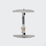 Pair of Murano Glass Wall Sconces with Ribbed Texture