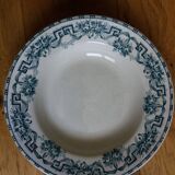 6 mismatched hollow plates Terre de fer