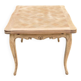 Table à manger Louis XV extensible XIX ème rénovée chêne 120-200cm