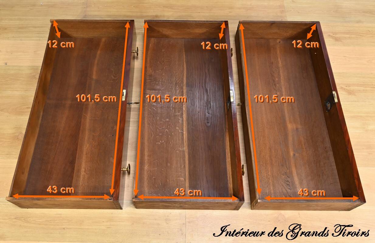 Mahogany chest of drawers, Empire period – Early 19th century