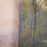 Ancient Landscape Painting, Painting on Canvas