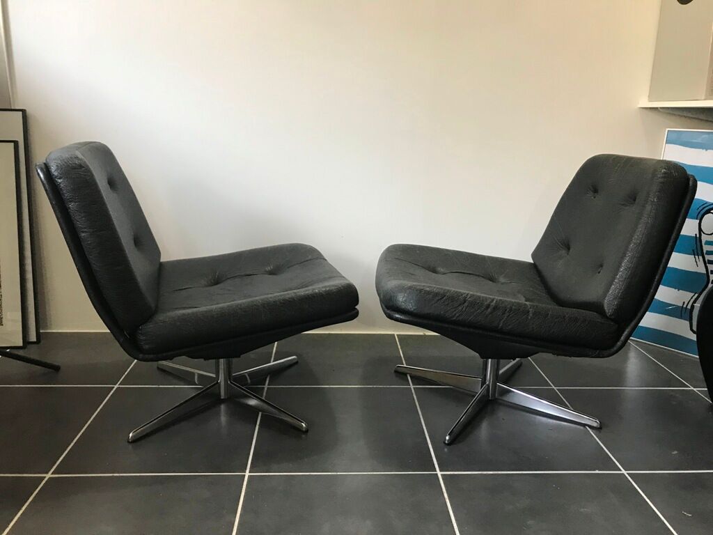 Pair of vintage 60s skai swivel heaters