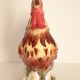 Vintage slip rooster pitcher