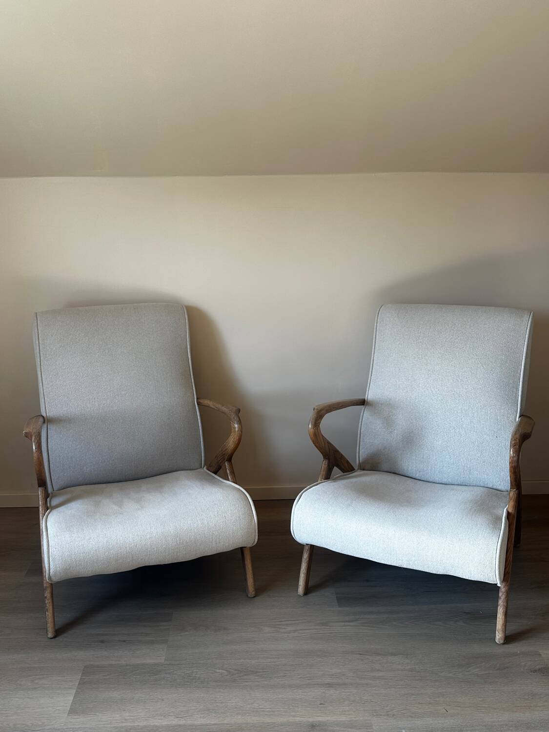 Mid Century Oak armchair