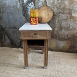 Old butcher's block