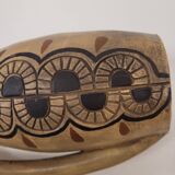 Jarrón / Jar in ceramic, Tribal style, 70's - France